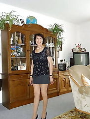 Beautiful non-nude asian granny posing